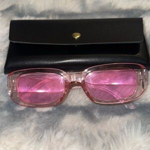 Pink sunglasses